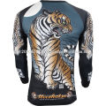 jelly bean printed custom made compression gym style wear rash guard